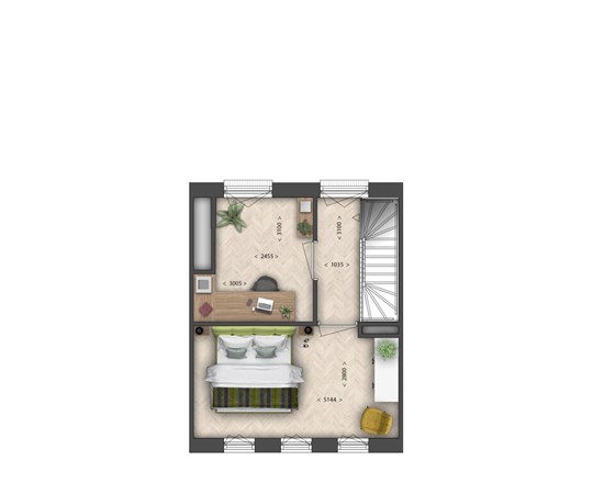 Floorplan - Kanaalstraat Bouwnummer 3, 9301 LT Roden